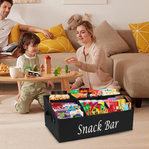 Xbopetda snack organizer uses fabric and PP board for lightweight durability