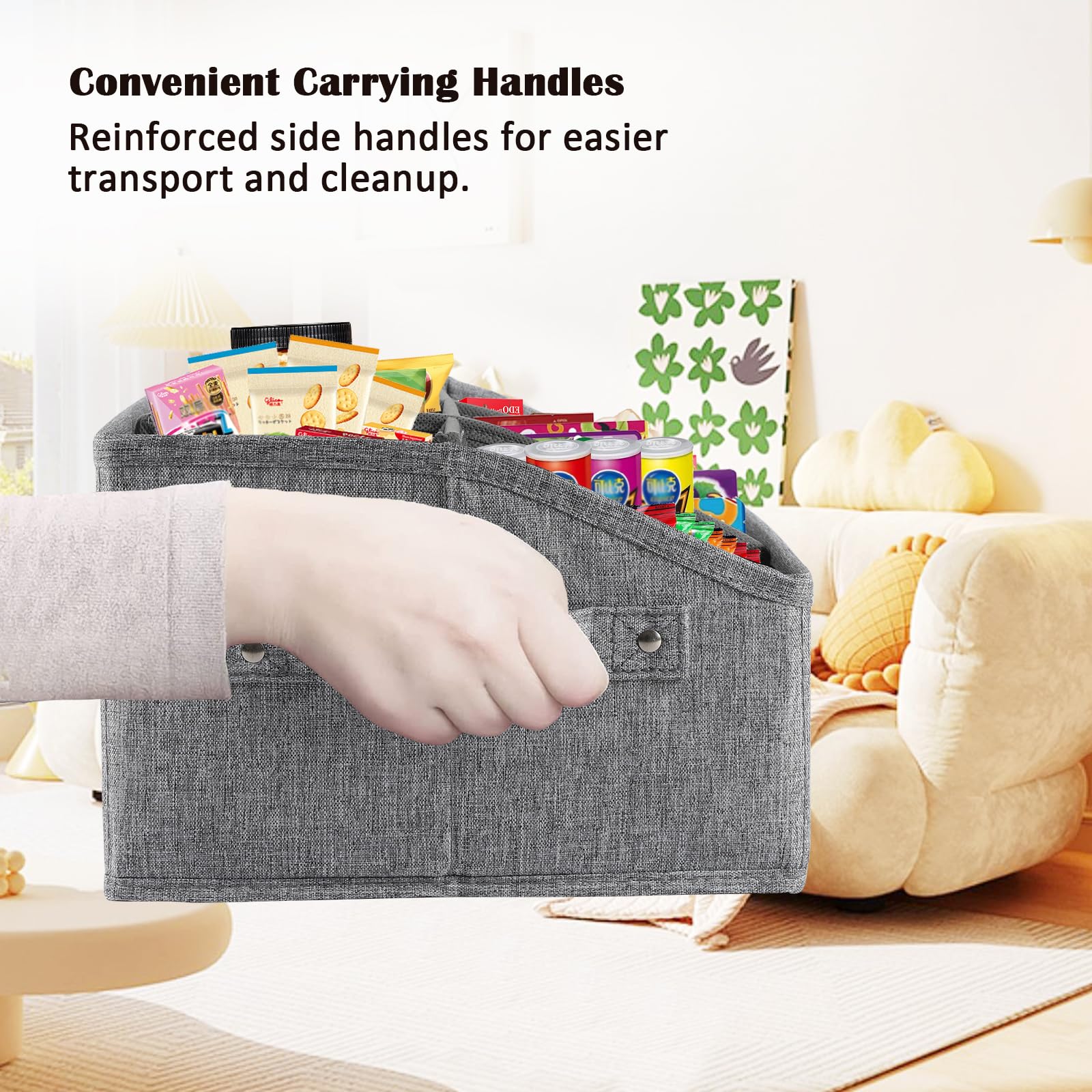 Xbopetda snack organizer open-top trapezoid design for quick visibility