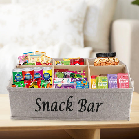 Xbopetda trapezoid open-top design for quick visibility of snacks.