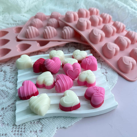 XBYzuzi non-stick heart mold for soap and resin