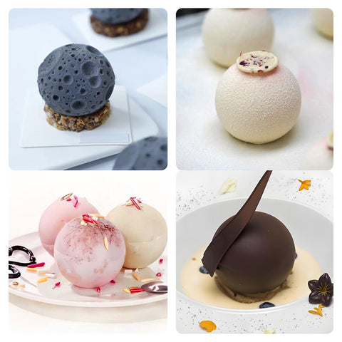 Xcake Lcook Candy Truffle Sphere Mold makes bite-sized round candies and treats.