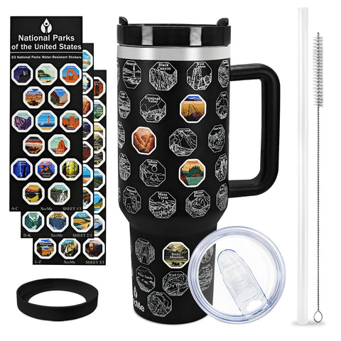 XccMe 63 National Parks tumbler patterns for outdoor adventures.