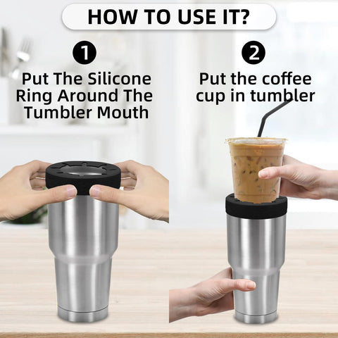 Guide showing 3.9–4 inch mouth diameter fit for XccMe rings.