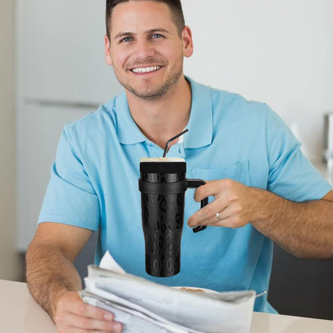 Durable, easy-to-clean silicone ring for everyday coffee use.