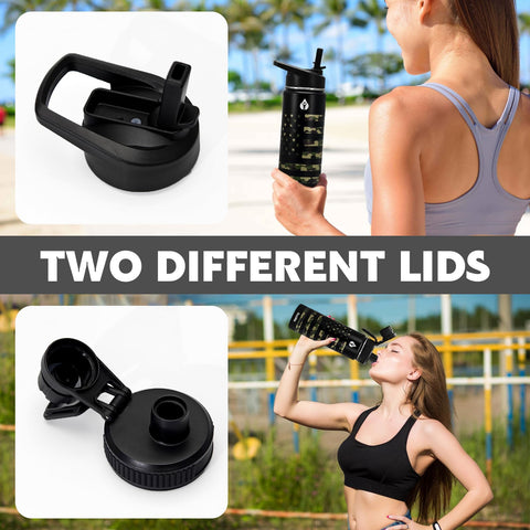 XccMe leakproof lids with straw and twist spout for versatility.