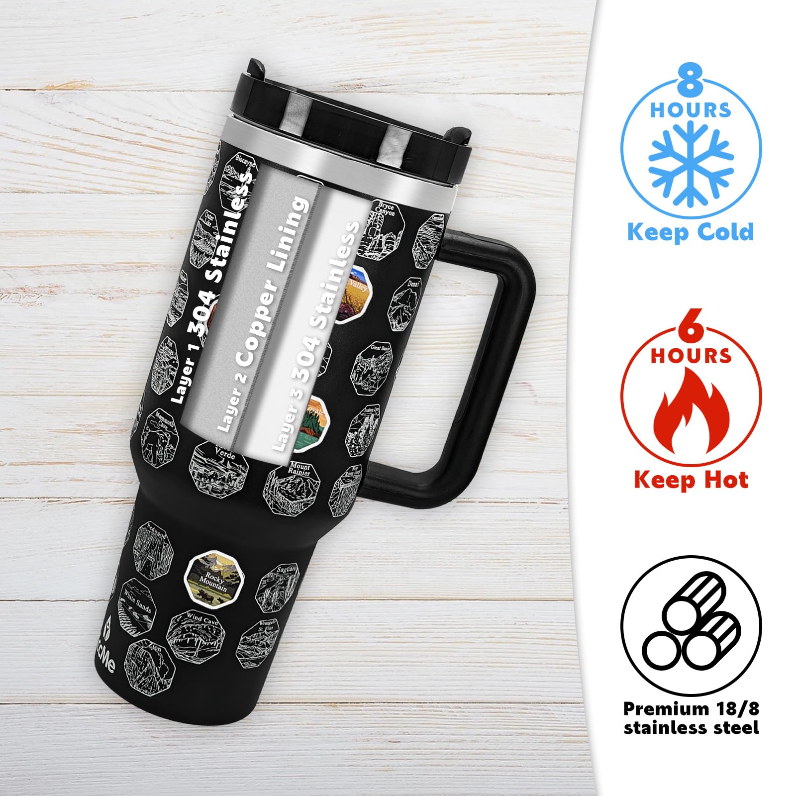 XccMe waterproof sticker pack with 126 patterns.