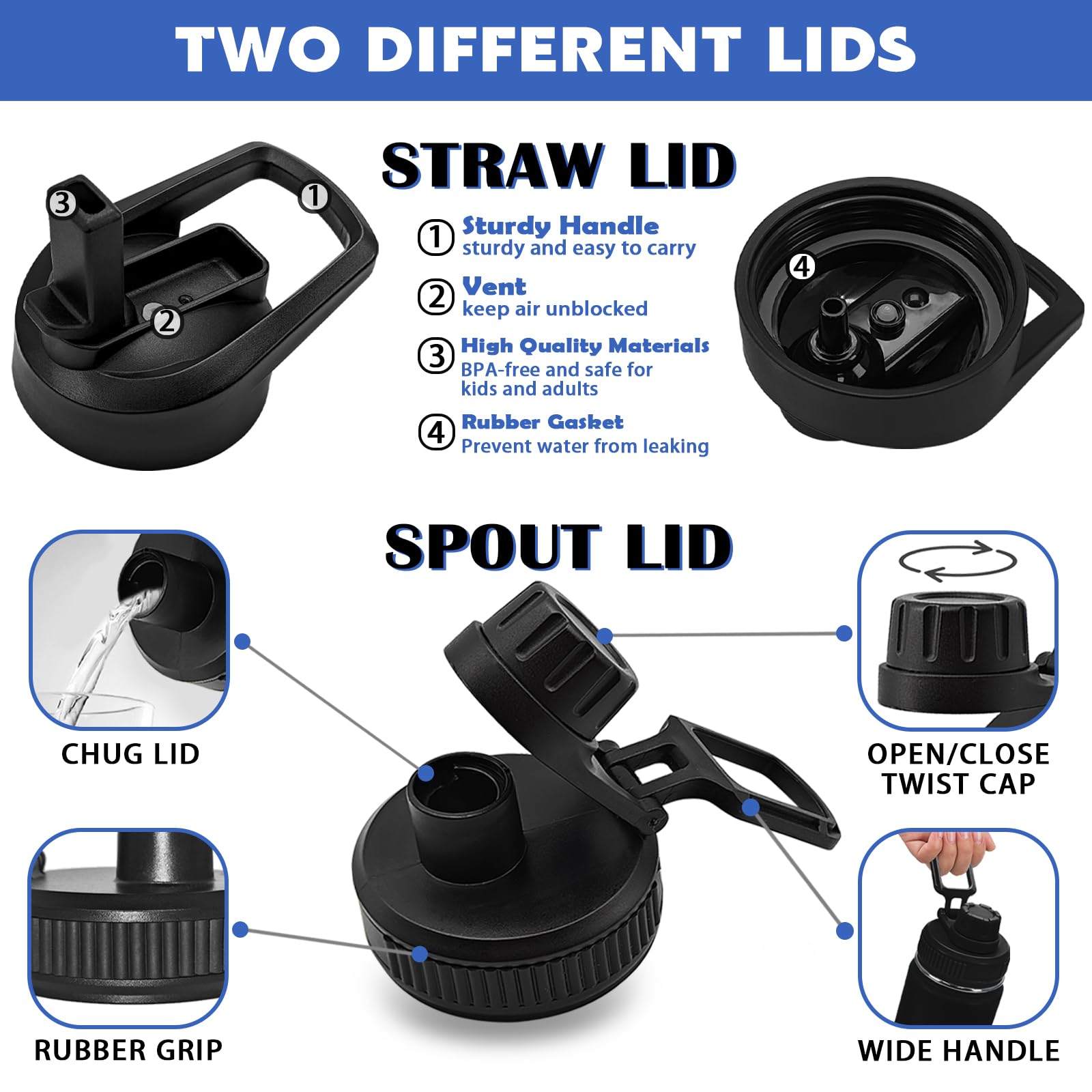 XccMe wide-mouth opening simplifies ice filling and cleaning.