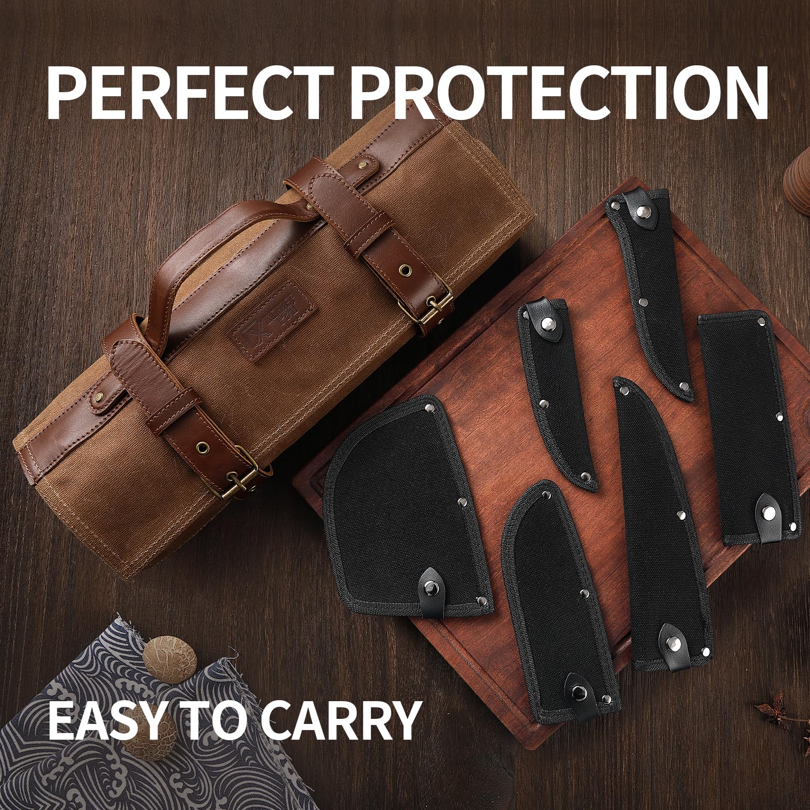 XCHIEF PRO hammer-finish blade texture enhances non-stick cutting feel