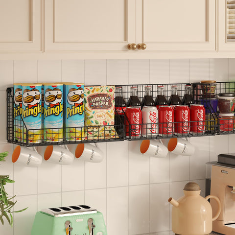 X-cosrack kitchen countertop display shelf showing versatile storage.