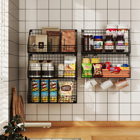 X-cosrack sturdy metal frame design complements modern countertops.