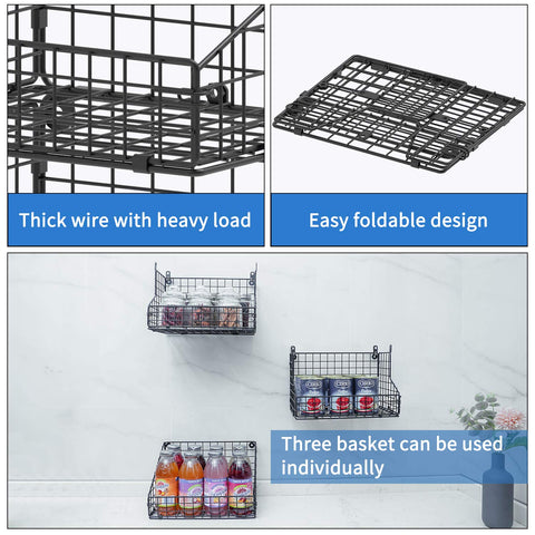 X-cosrack wide-open wire basket design improves visibility and reach.