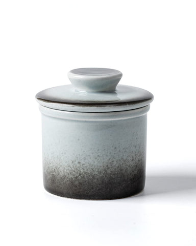 Xela Butter Crock with water line keeps butter soft and ready to spread