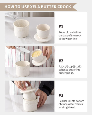 Xela butter dish gift-ready packaging ideal for gifting.