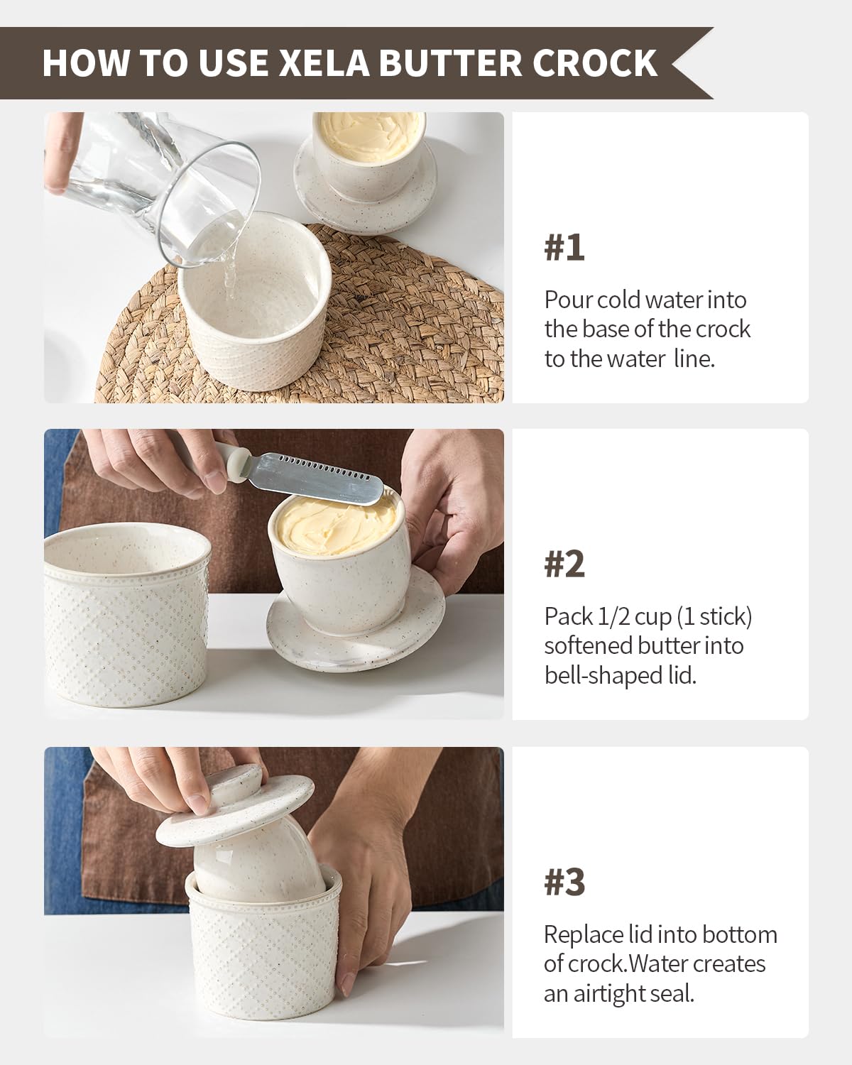 Xela butter dish is a thoughtful gift for homes and kitchens