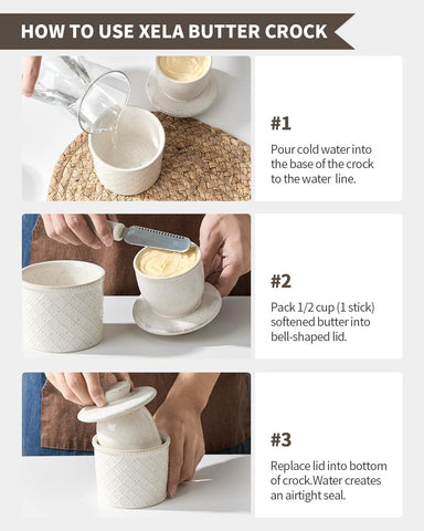 Xela butter dish is a thoughtful gift for homes and kitchens