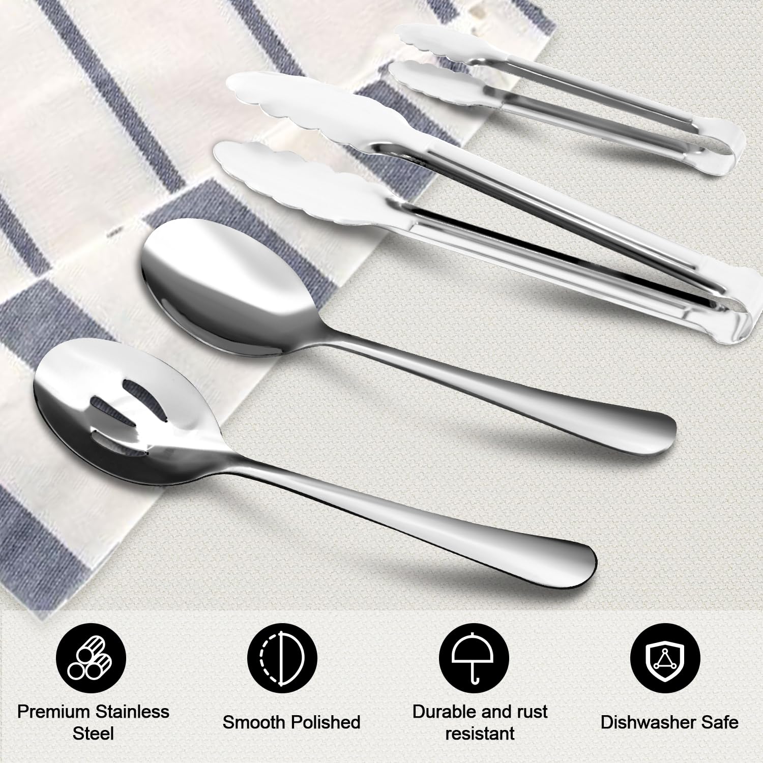 XEVOM appetizer tongs ideal for hors d'oeuvres and bite-sized treats.