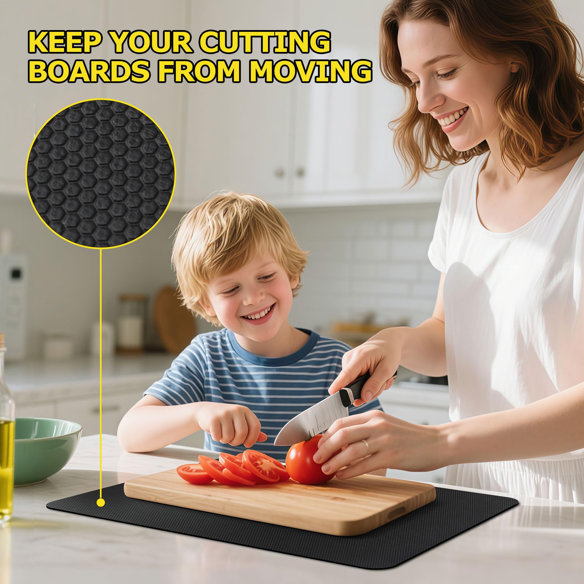 Xfenvs cutting board protection pad shields countertops from scratches