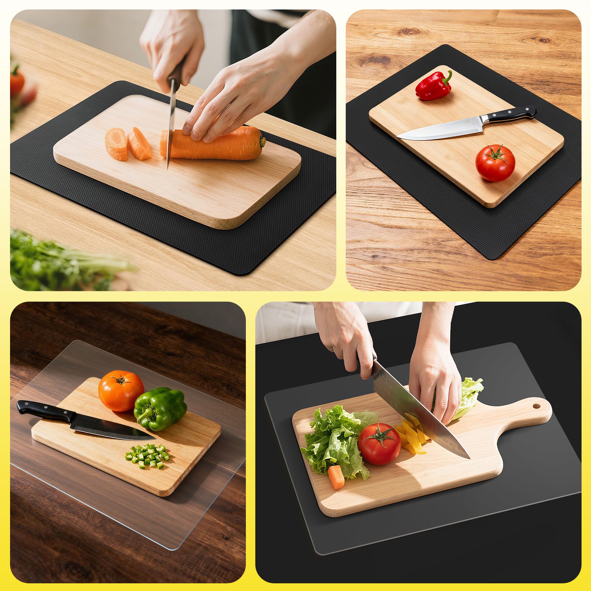 Xfenvs easy-clean mat promotes hygienic food prep environments