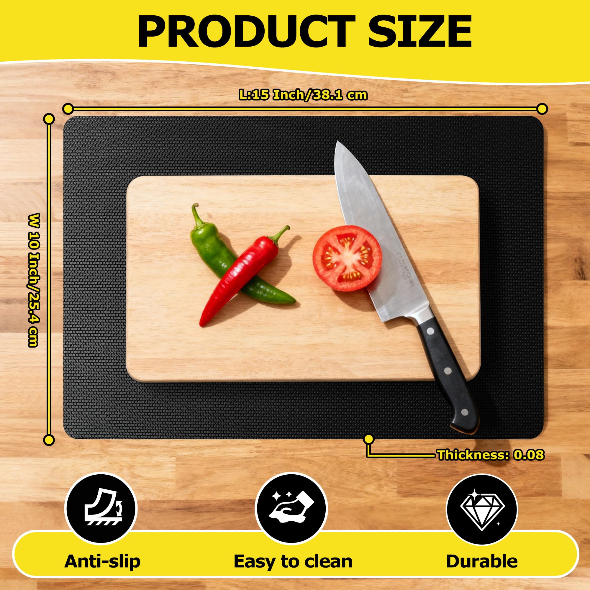 Xfenvs multi-purpose non-slip mat suitable for tables and benches