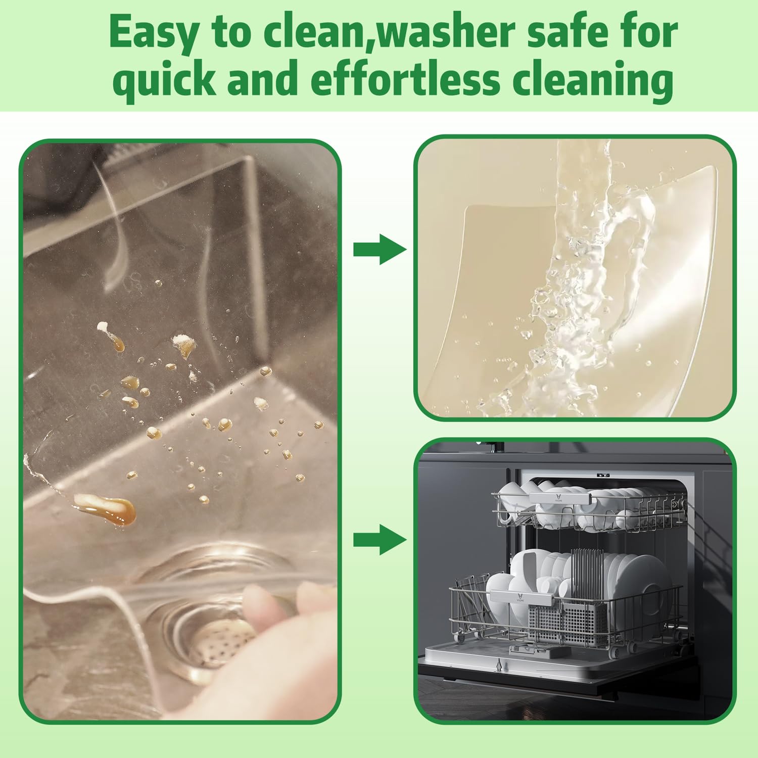 Xfenvs water-resistant mat cleans with a quick wipe to stay ready.