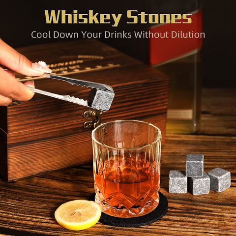 Xgunion coasters protect surfaces during whiskey tastings.