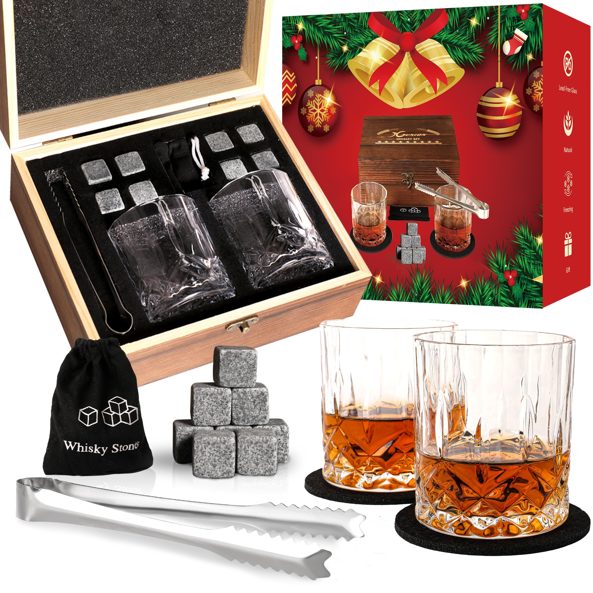 Xgunion vintage wooden box gift-ready presentation.