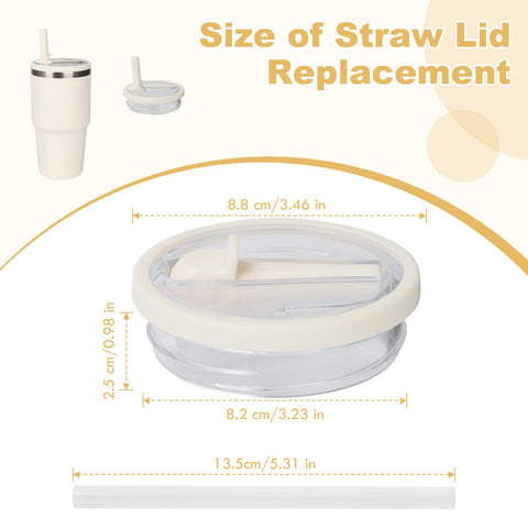 XHJH Stanley Quencher spill-proof lid close-up showing secure seal.