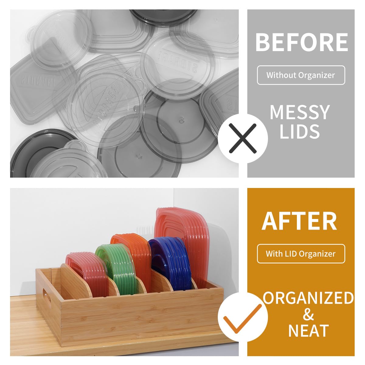 XiaoyuziTF 11-slot organizer for dishes, forks, and knives