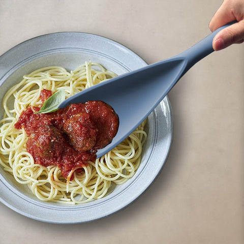 XiaoZu nonstick-safe silicone spatula spoon resists scratching on cookware