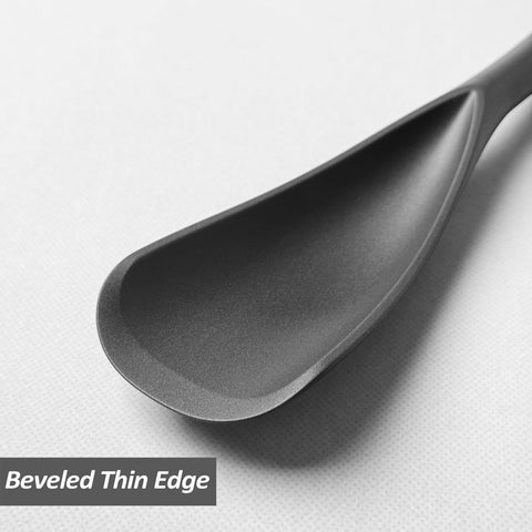 XiaoZu BPA-free silicone spatula spoon for safe nonstick cookware.