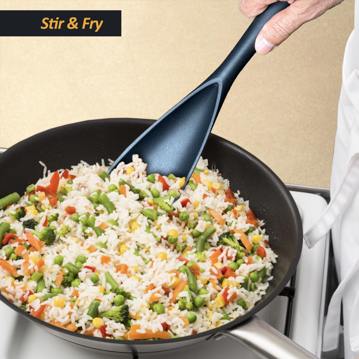 XiaoZu spatula spoon is dishwasher-safe for quick cleanup.