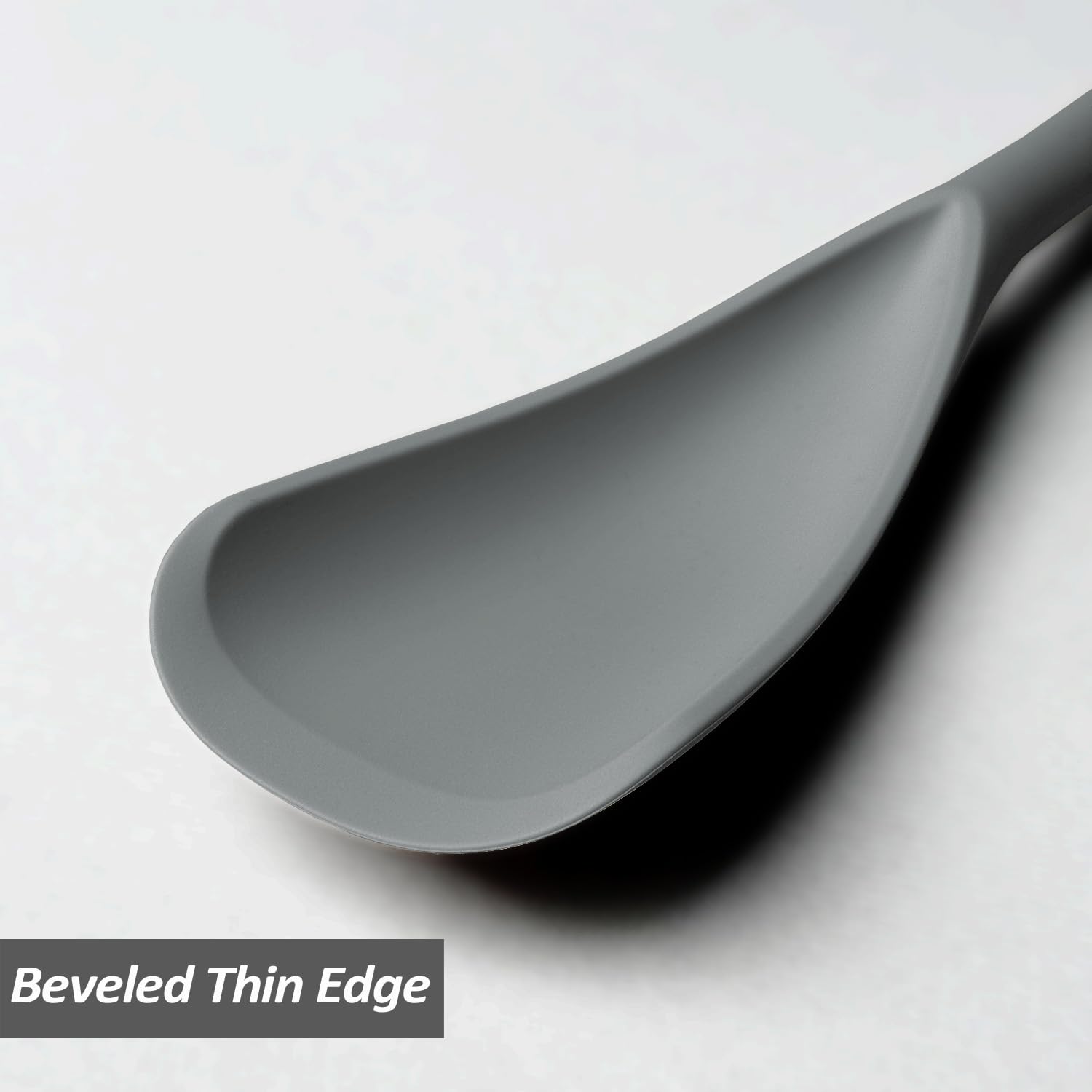 XiaoZu silicone spatula spoon safe for nonstick surfaces on delicate pans
