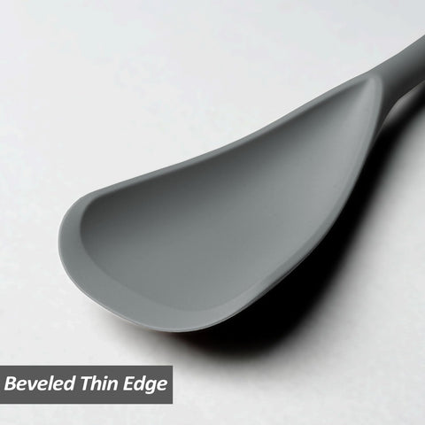 XiaoZu silicone spatula spoon safe for nonstick surfaces on delicate pans