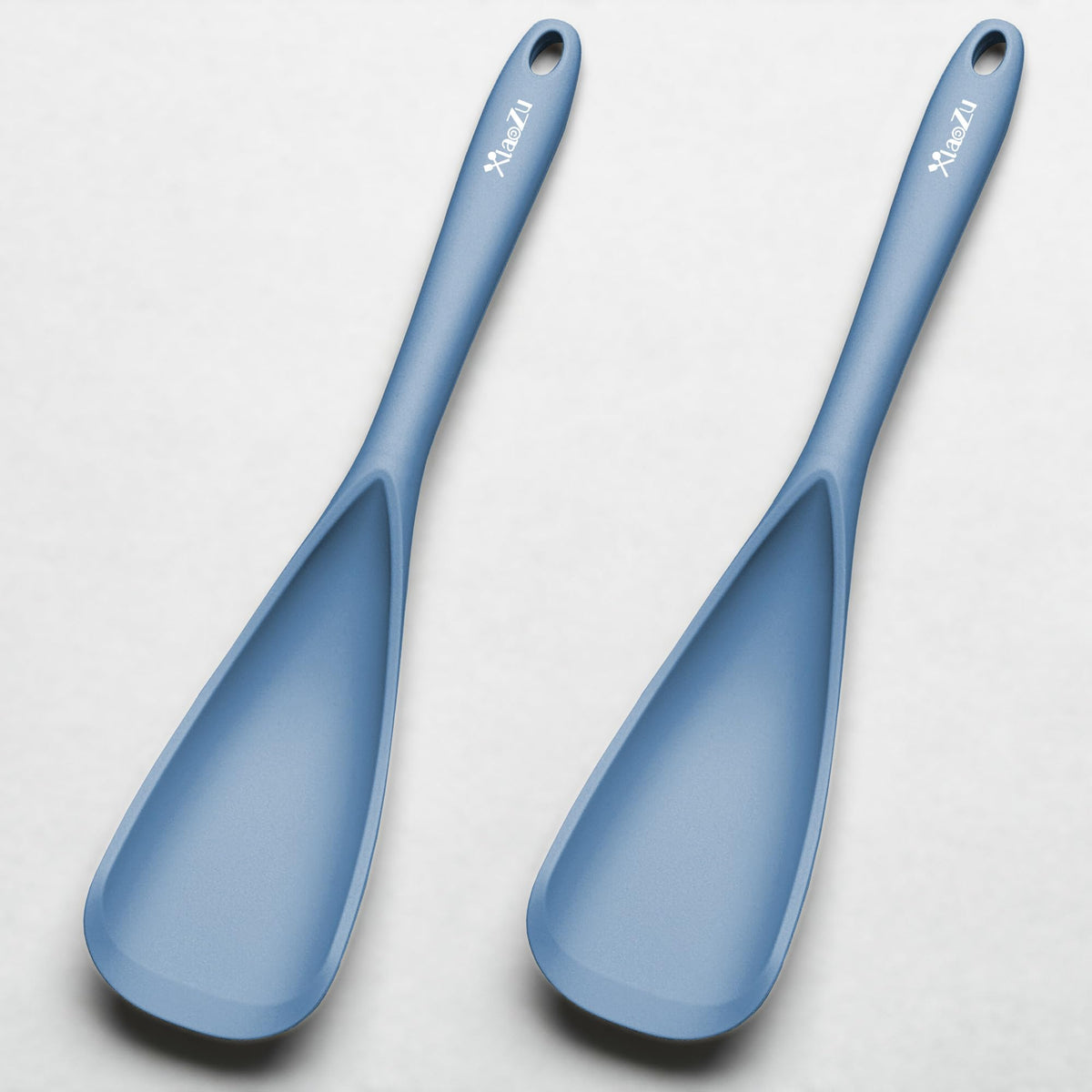 XiaoZu silicone spatula spoon starry blue on counter ideal for versatile cooking