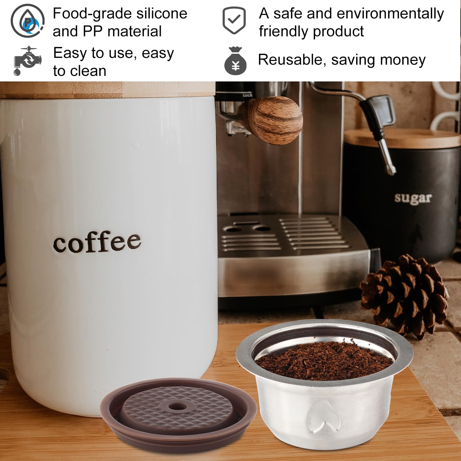 XIHIRCD 230ml capacity supports versatile coffee strength options
