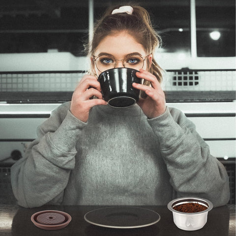 XIHIRCD easy-clean design helps mess-free coffee every day