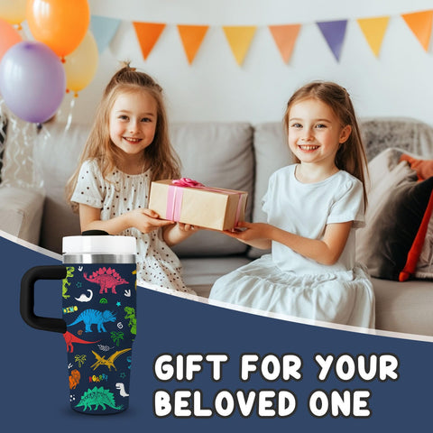 Xiiai dinosaur tumbler makes a great gift for dinosaur lovers.