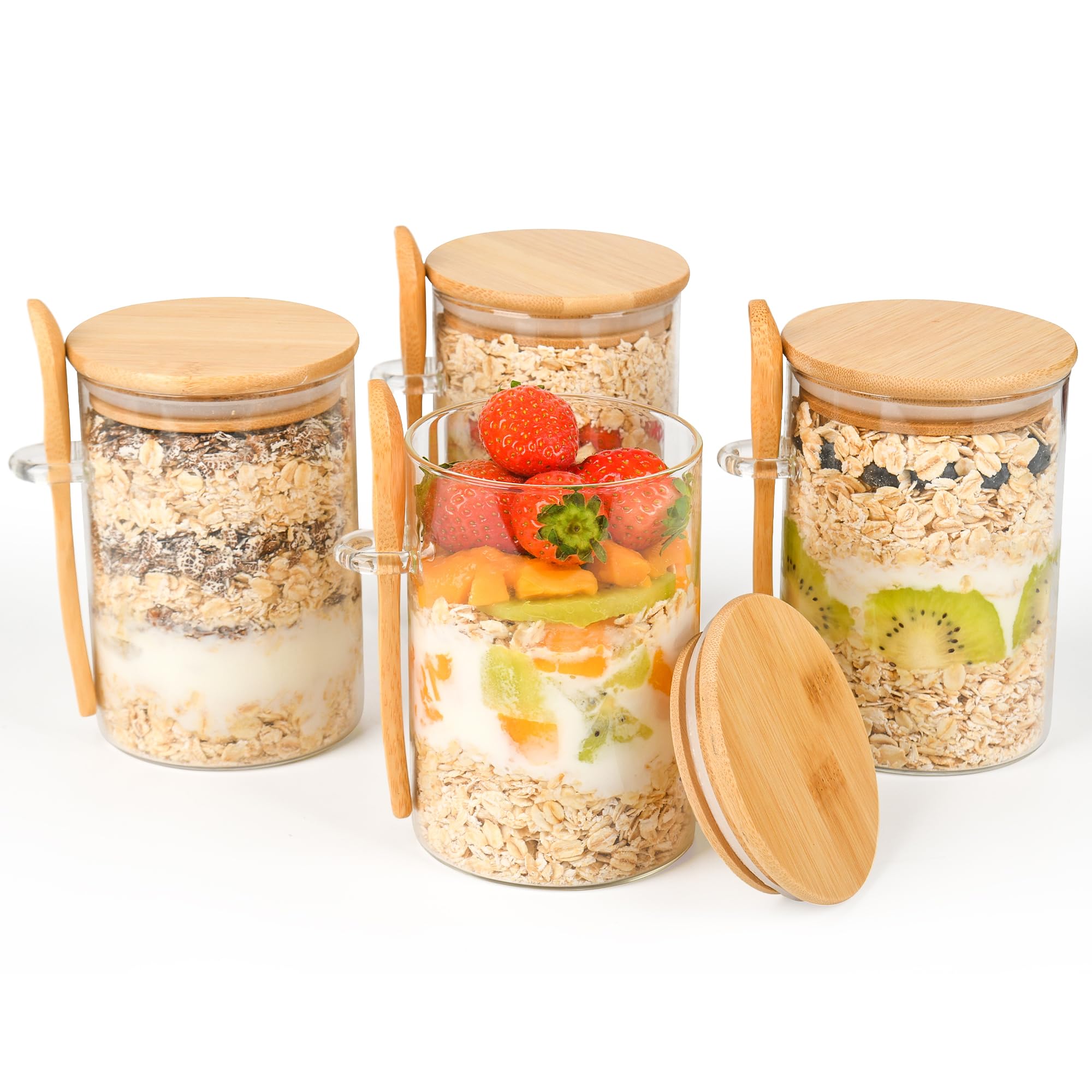 Xileanalee dishwasher-safe glass jar for quick cleaning.