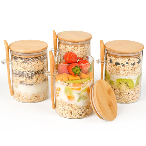 Xileanalee dishwasher-safe glass jar for quick cleaning.