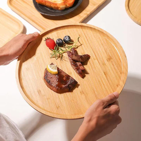 XIMISISE 13-8-inch round tray fits small items on tabletops