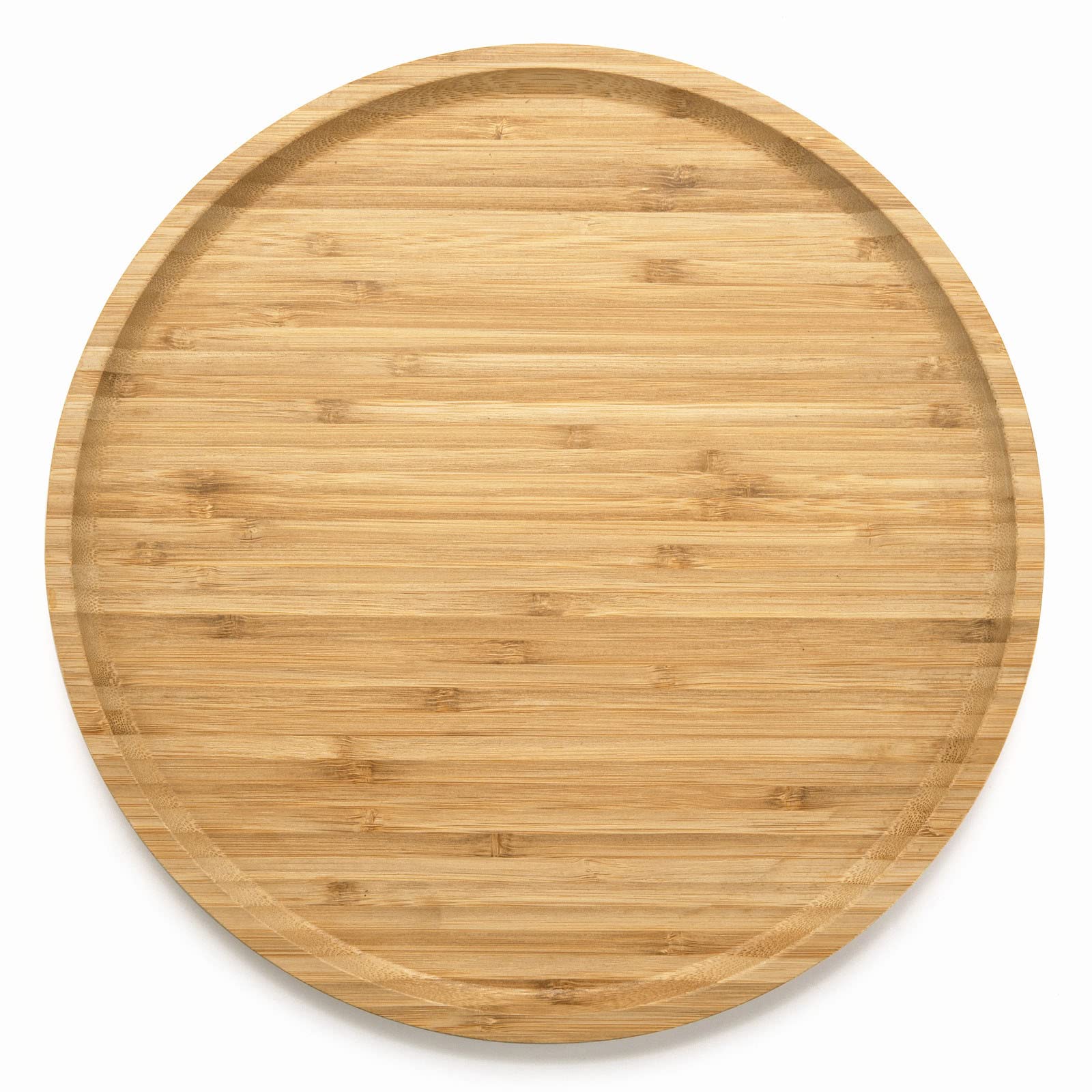 XIMISISE bamboo tray curved edge enhances portability and safety