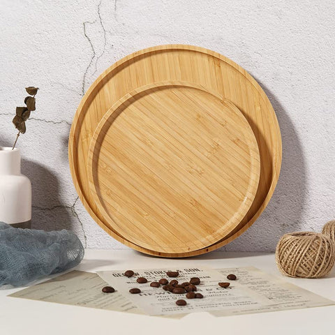 XIMISISE vanity-dresser tray blends minimalist bamboo with warm tones