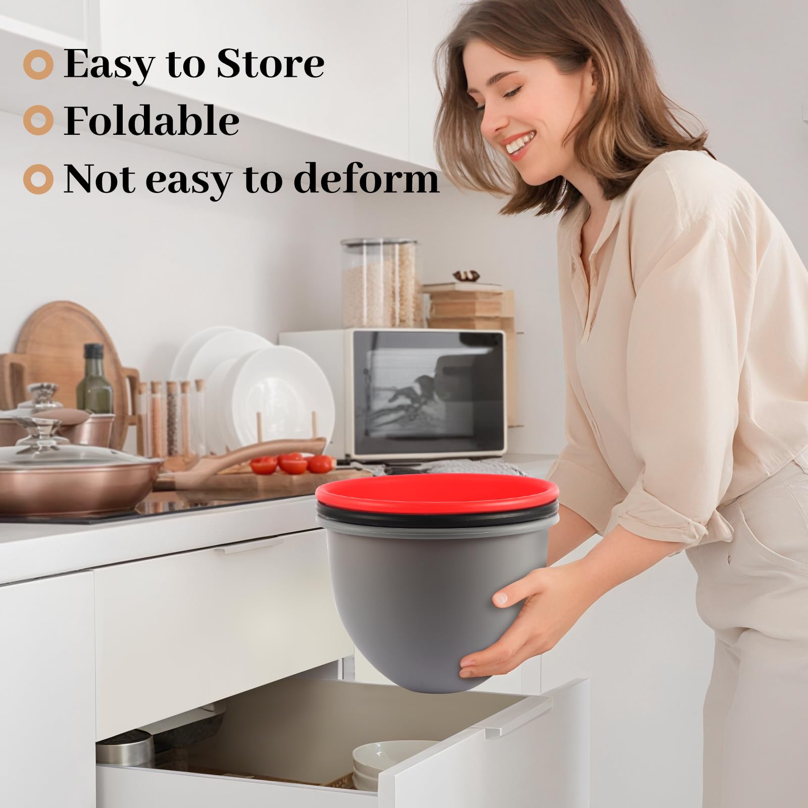 XINBOOGQ leak-proof base with non-slip feet to prevent spills