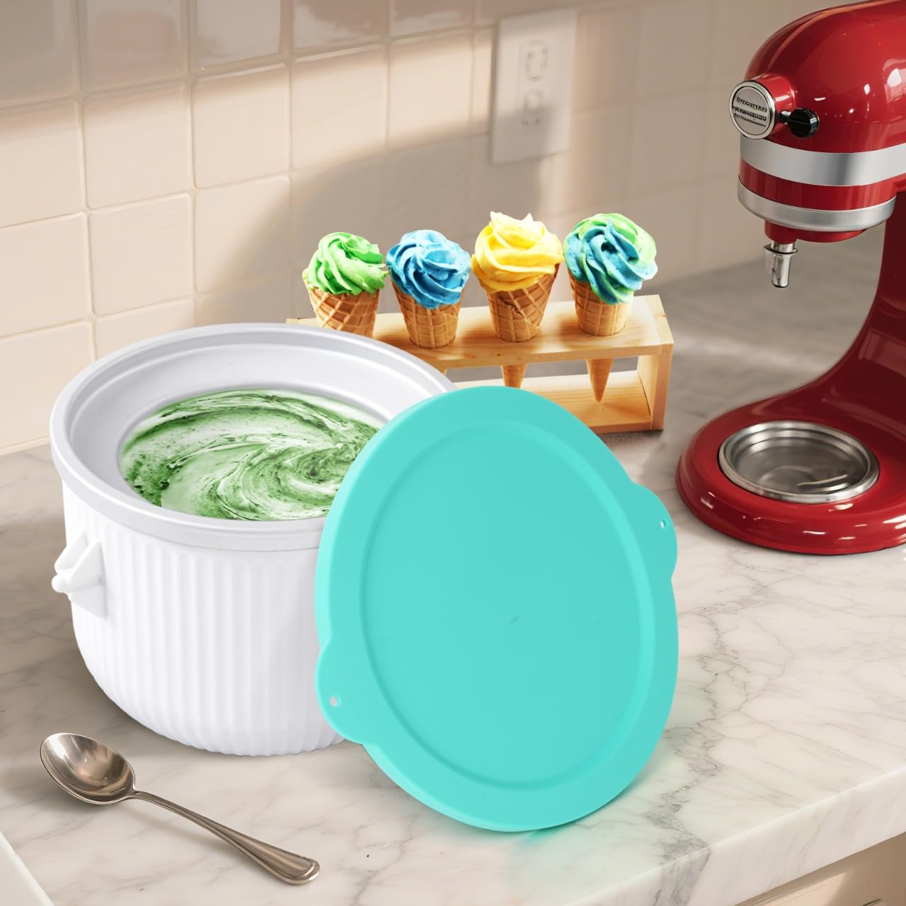XINBOOGQ silicone lid preserving freshness after storage