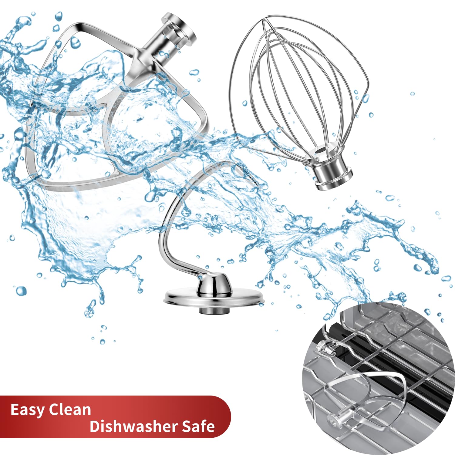 XINCAN dishwasher-safe attachment set for easy cleanup.