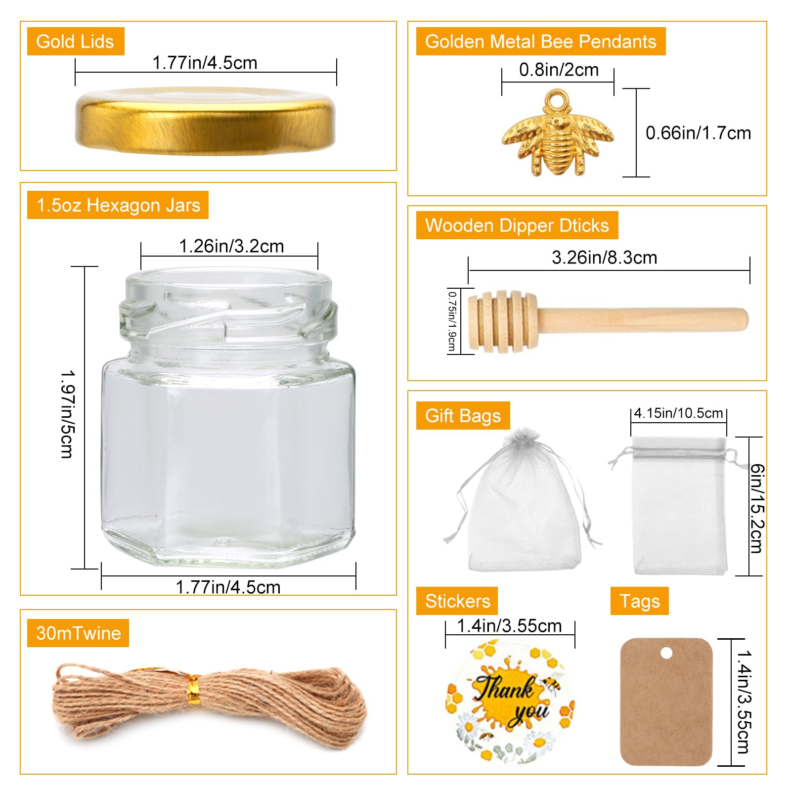 XING-RUIYANG golden lid securely seals each jar, preserving freshness during events.