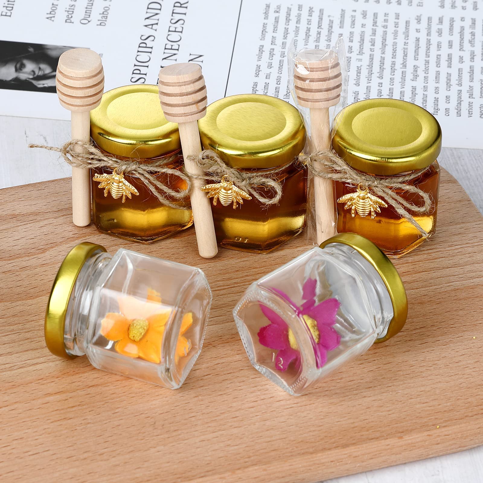 XING-RUIYANG 1.5oz jars ready for party favors and baby showers.