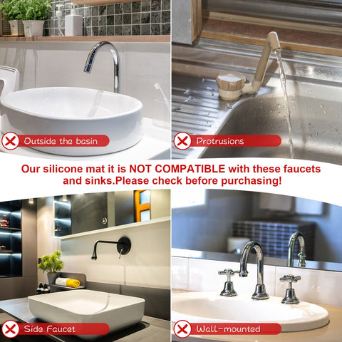 Xingruyu black silicone mat blends with modern kitchens.