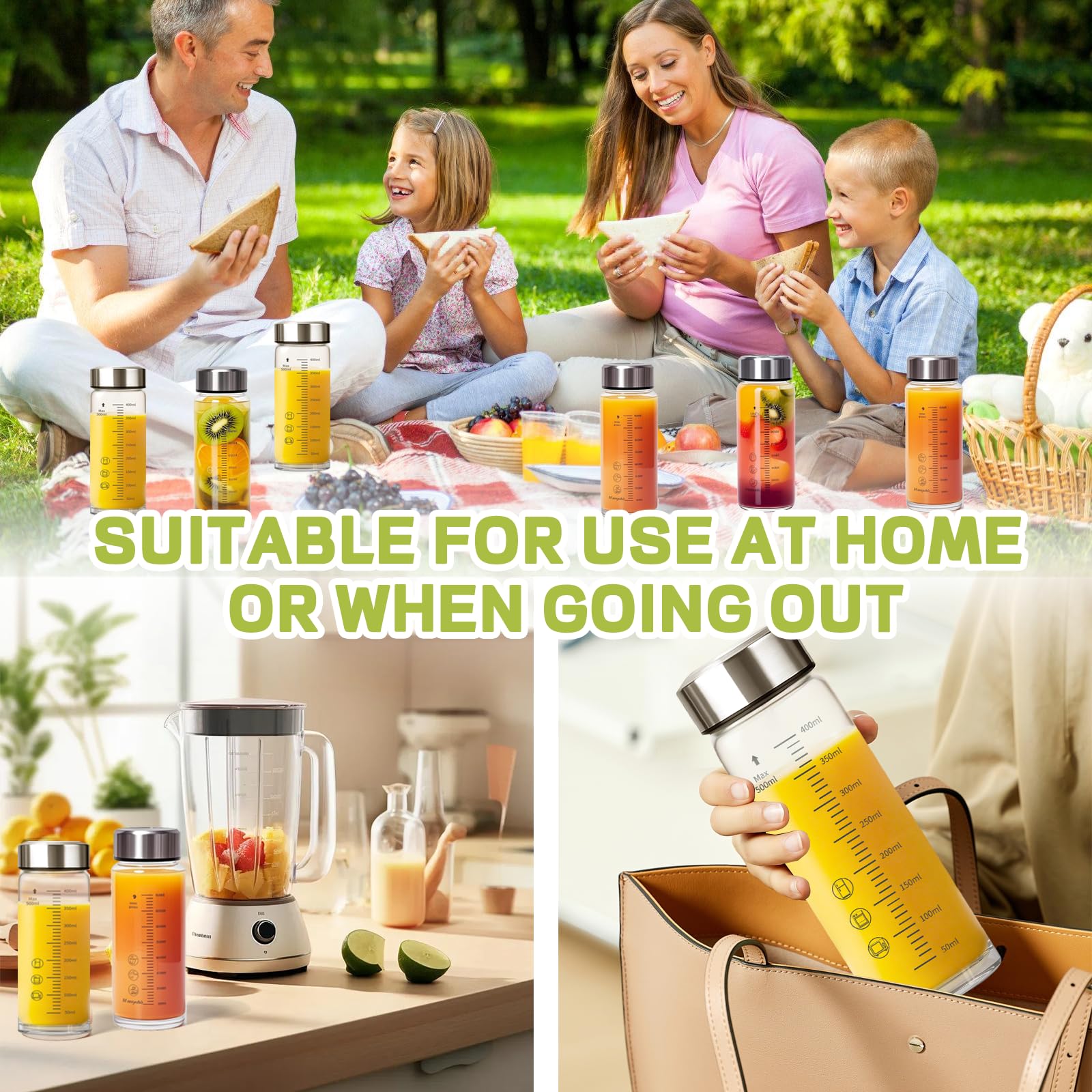 XINHUISHQZ bottle is dishwasher safe with lids washed separately.