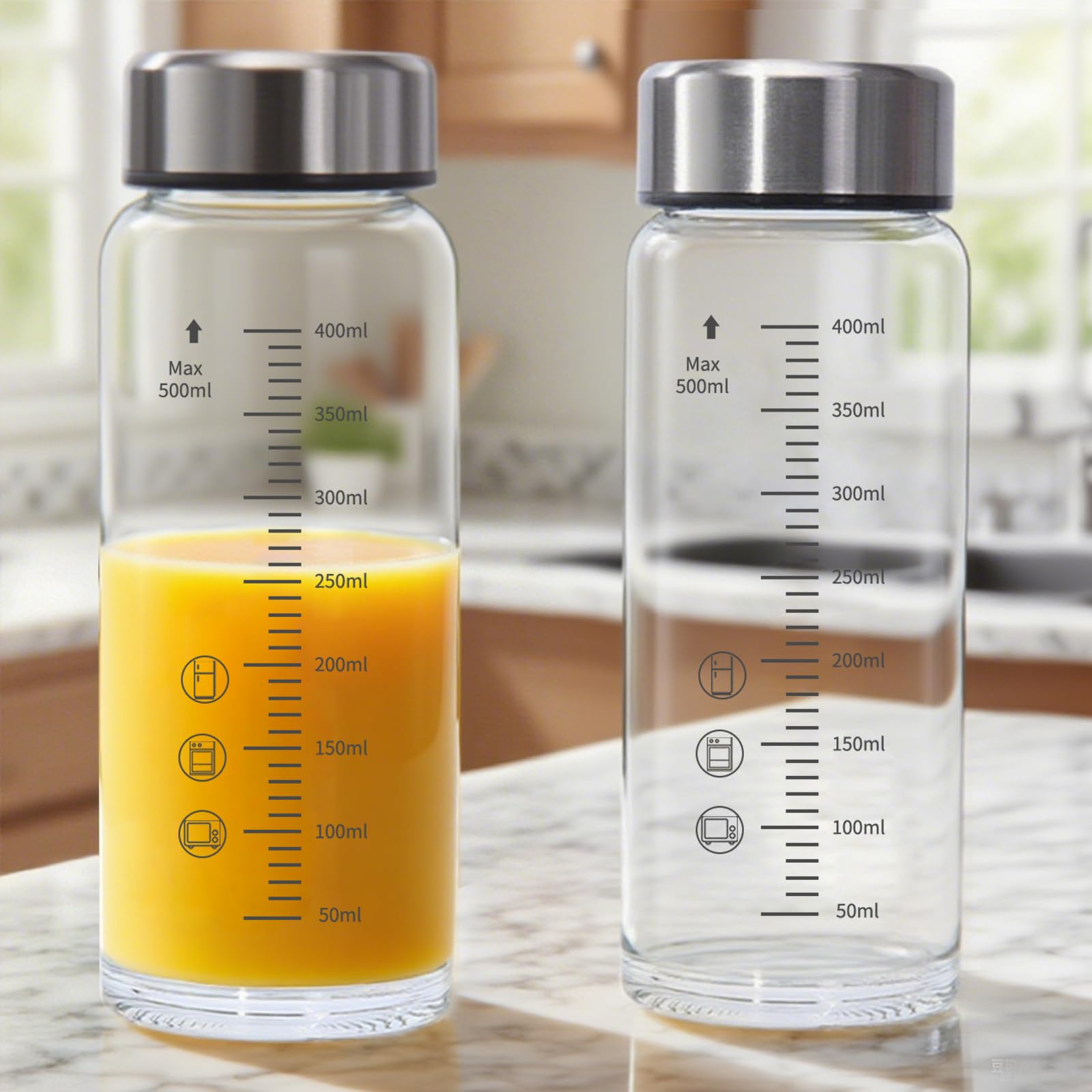 XINHUISHQZ kitchen-ready bottles suitable for juice, smoothies, and infused water.